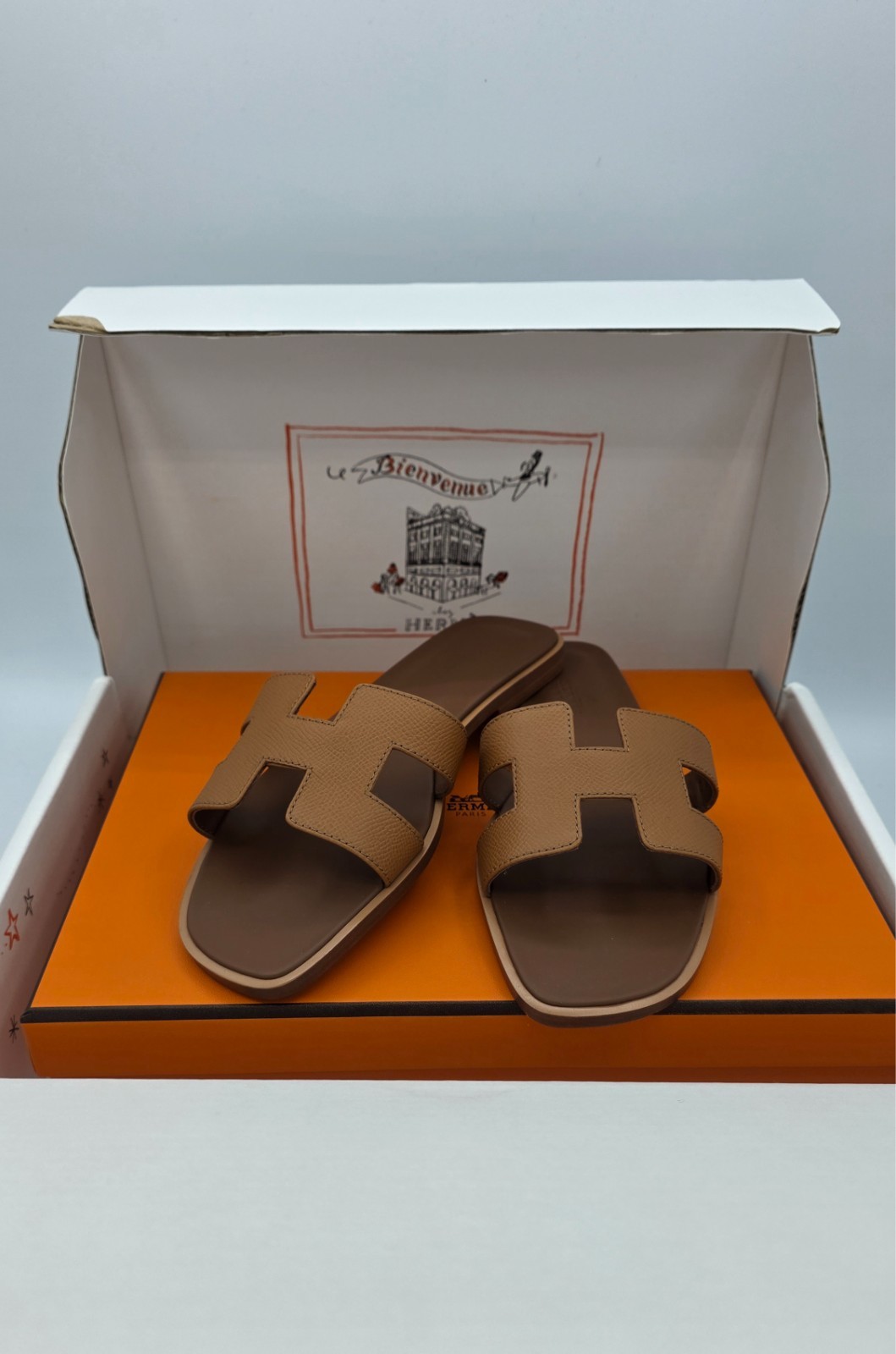 Hermes oran sandals gold Hermes oran sandals gold