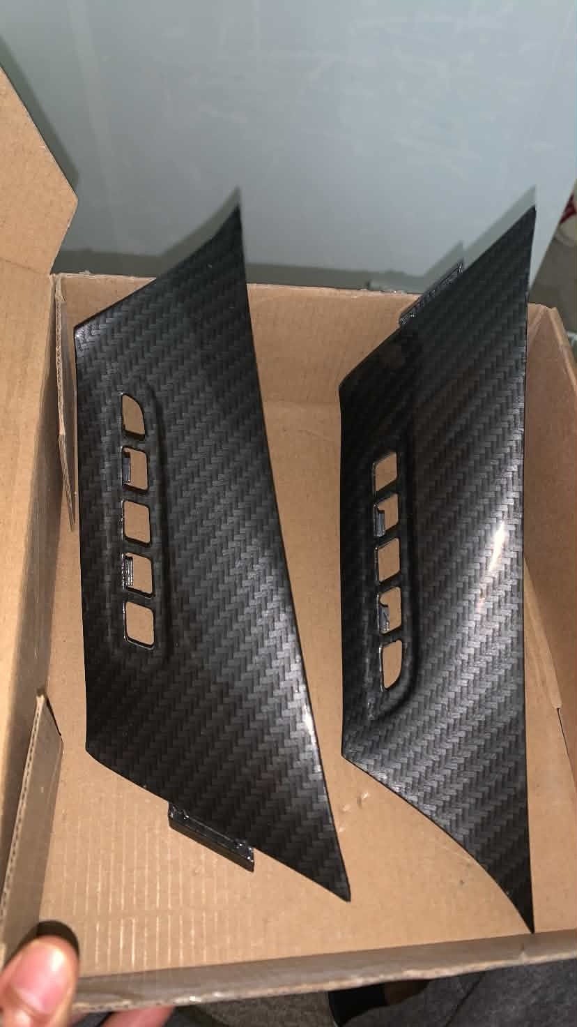 06-11 Honda Civic Carbon Fiber Pillar Vents Trim Set of 2