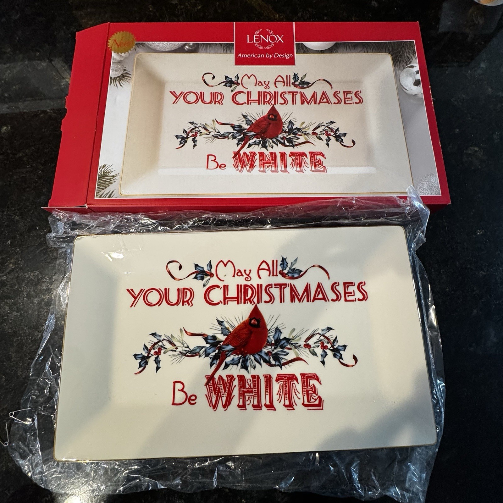 Lenox Winter Greetings Platter \