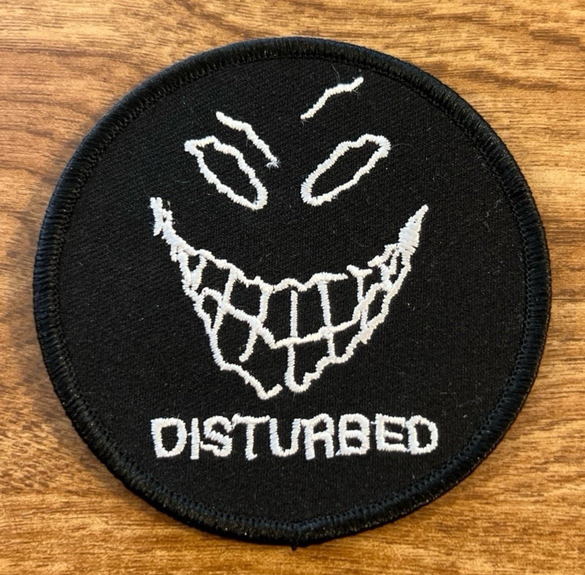 RARE 2009 Official Disturbed Band Iron On Patch RARE 2009 Official Disturbed Band Iron On Patch