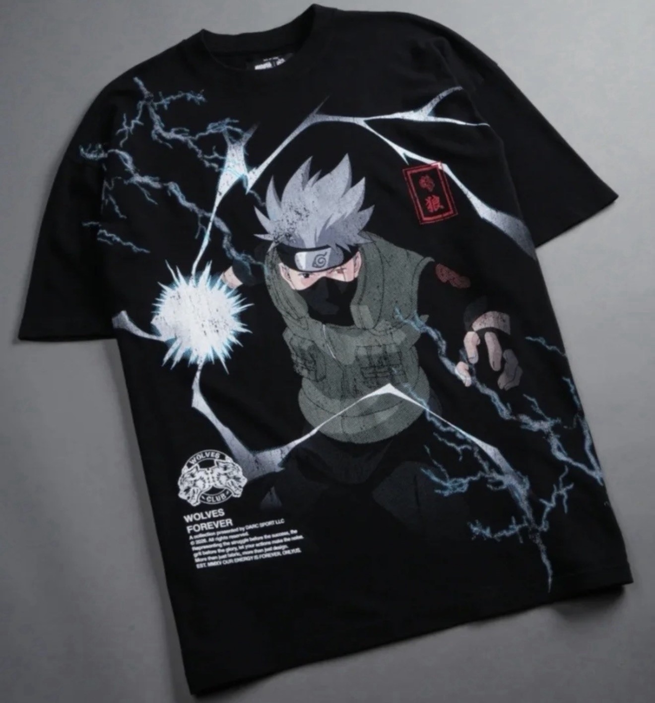 Darc Sport x Naruto Shinobi Premium Oversized Tee Large