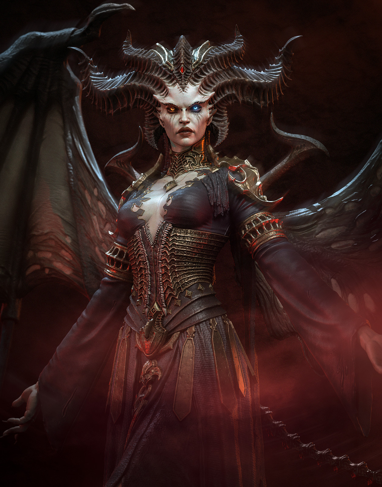 Lilith | Diablo | UNPAINTED | 1/6 Scale Resin Kit |
