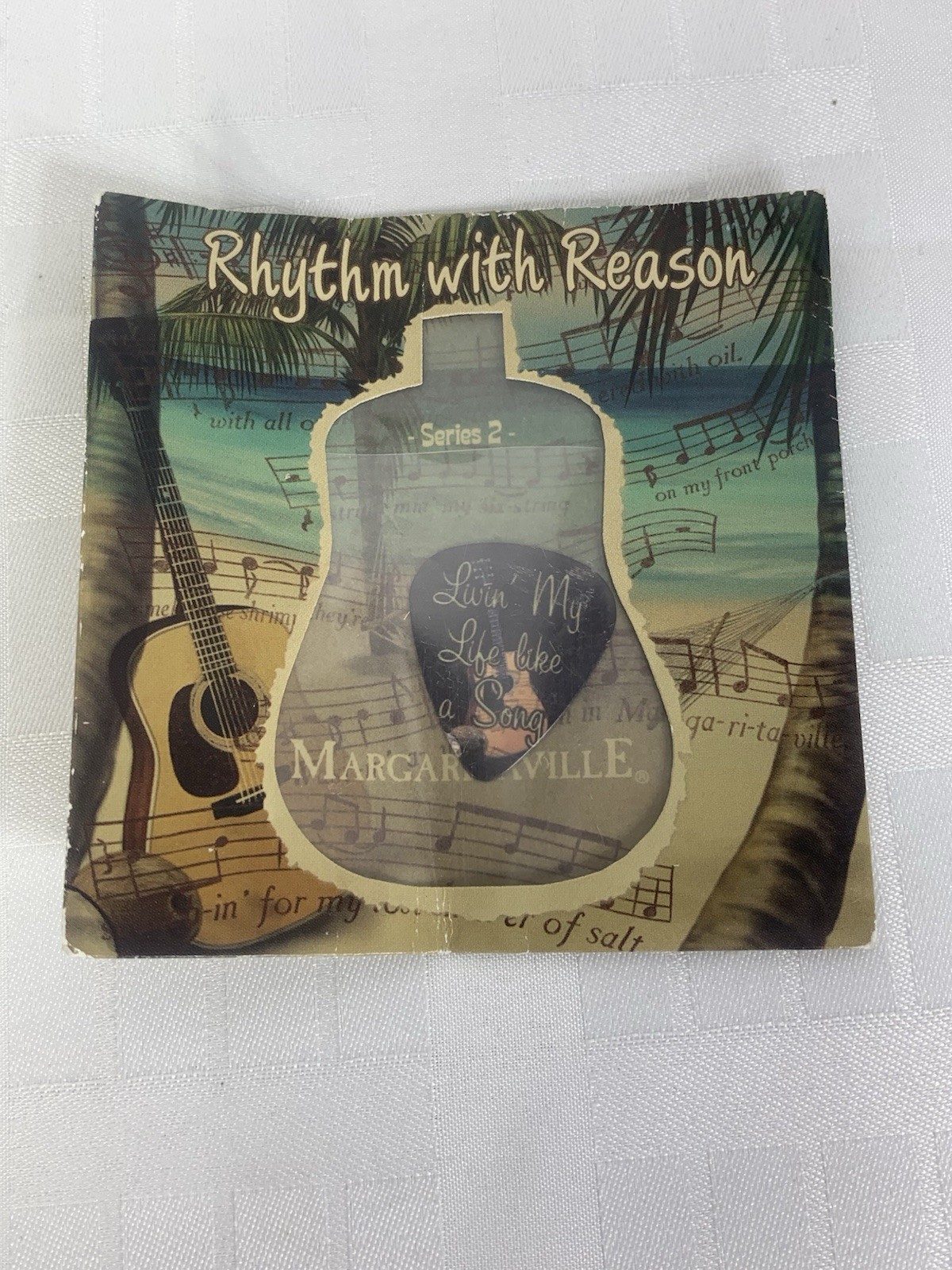 Rhythm with Reason Margaritaville Jimmy Buffet Guitar Pick Factory Sealed Rhythm with Reason Margaritaville Jimmy Buffet Guitar Pick Factory Sealed
