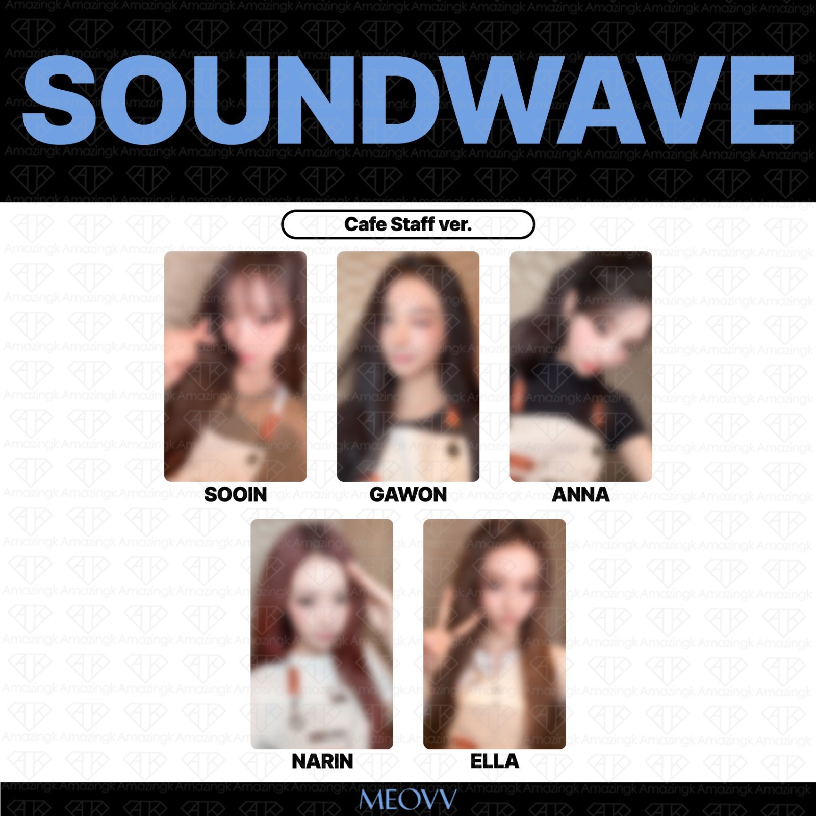[PreSale] MEOVV 2nd EP Album BITE NOW Soundwave 3rd Lucky Draw Photocard