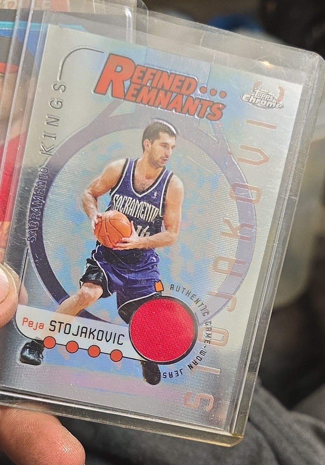 2004-05 Topps Chrome - Refined Remnants Peja Stojakovic #RR-PS /1000 (MEM)