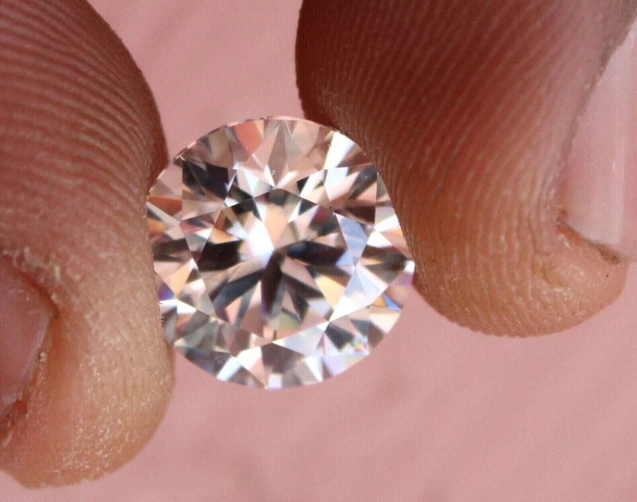 3 CT Natural White Diamond Round Cut VVS1 D Grade IDGL Certified 1 FREE Gift GV6