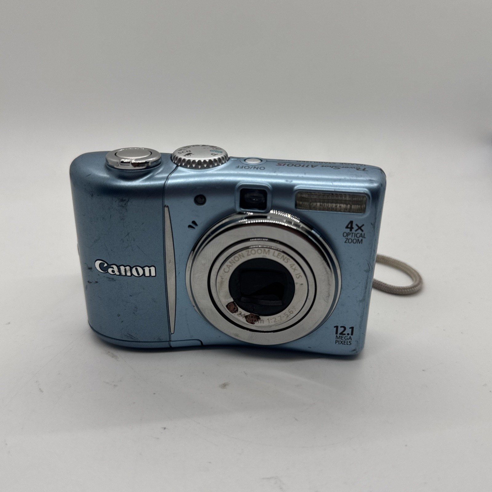 Canon PowerShot A1100 IS Sky Blue Digital Camera Rare Y2K Digicam - Tested Works