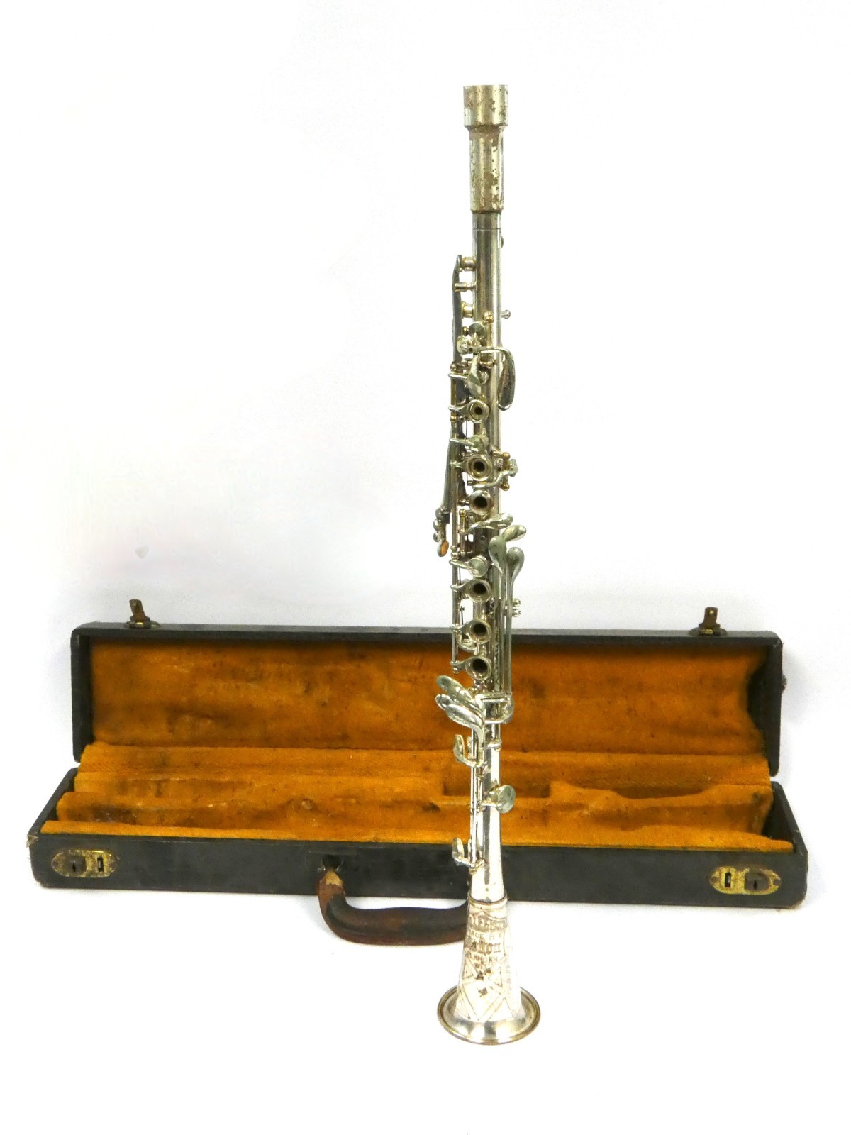 Vintage Holton Collegiate Metal Clarinet with Case, Elkhorn Wisconsin