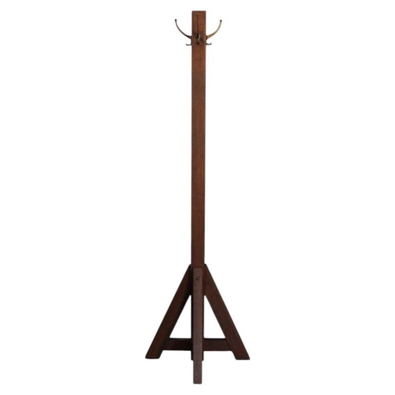 Stickley Style Arts & Crafts Oak Hat & Coat Rack C1920