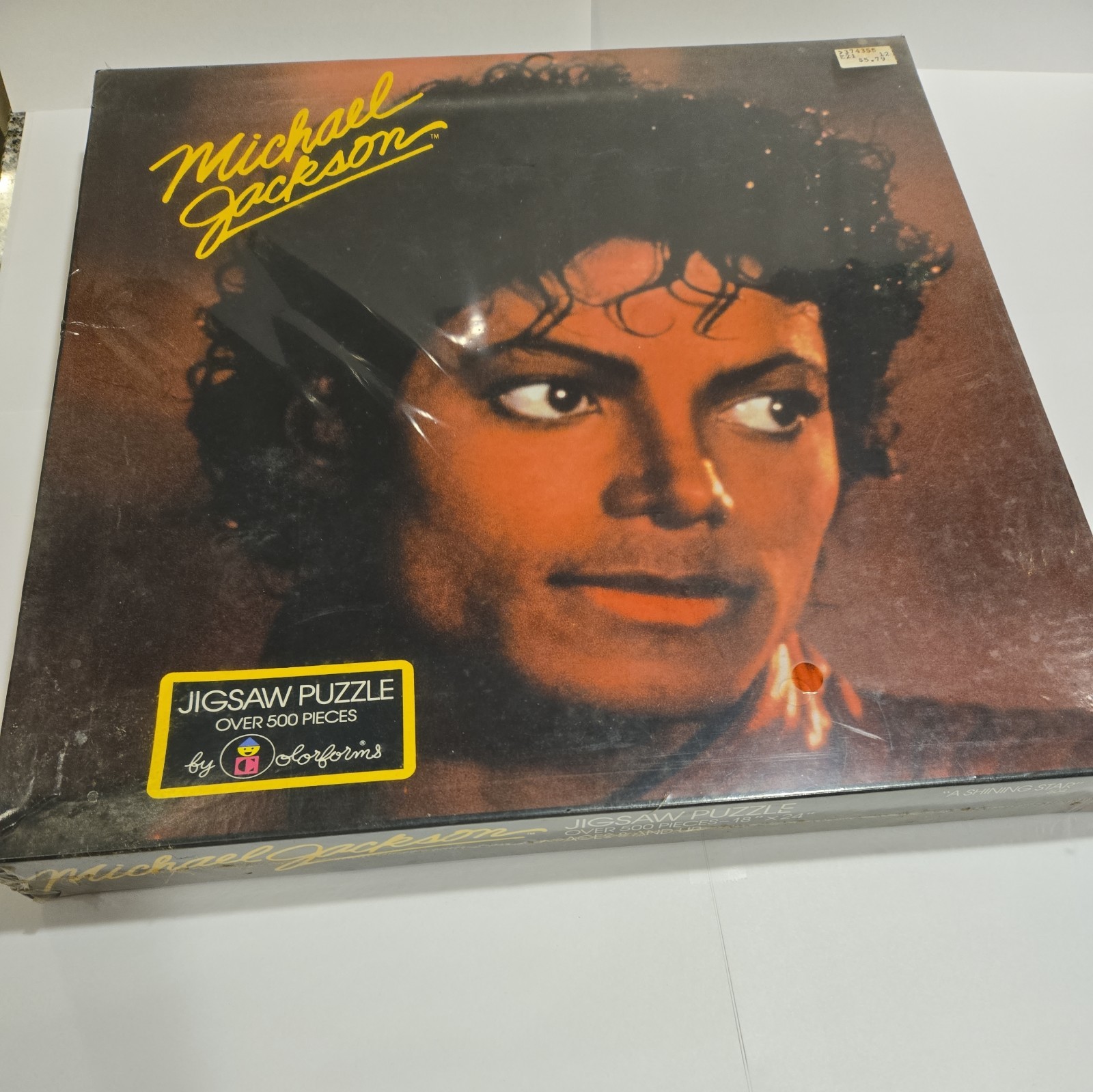 RARE Michael Jackson A Shining Star Jigsaw Puzzle Colorforms Factory Sealed NOS