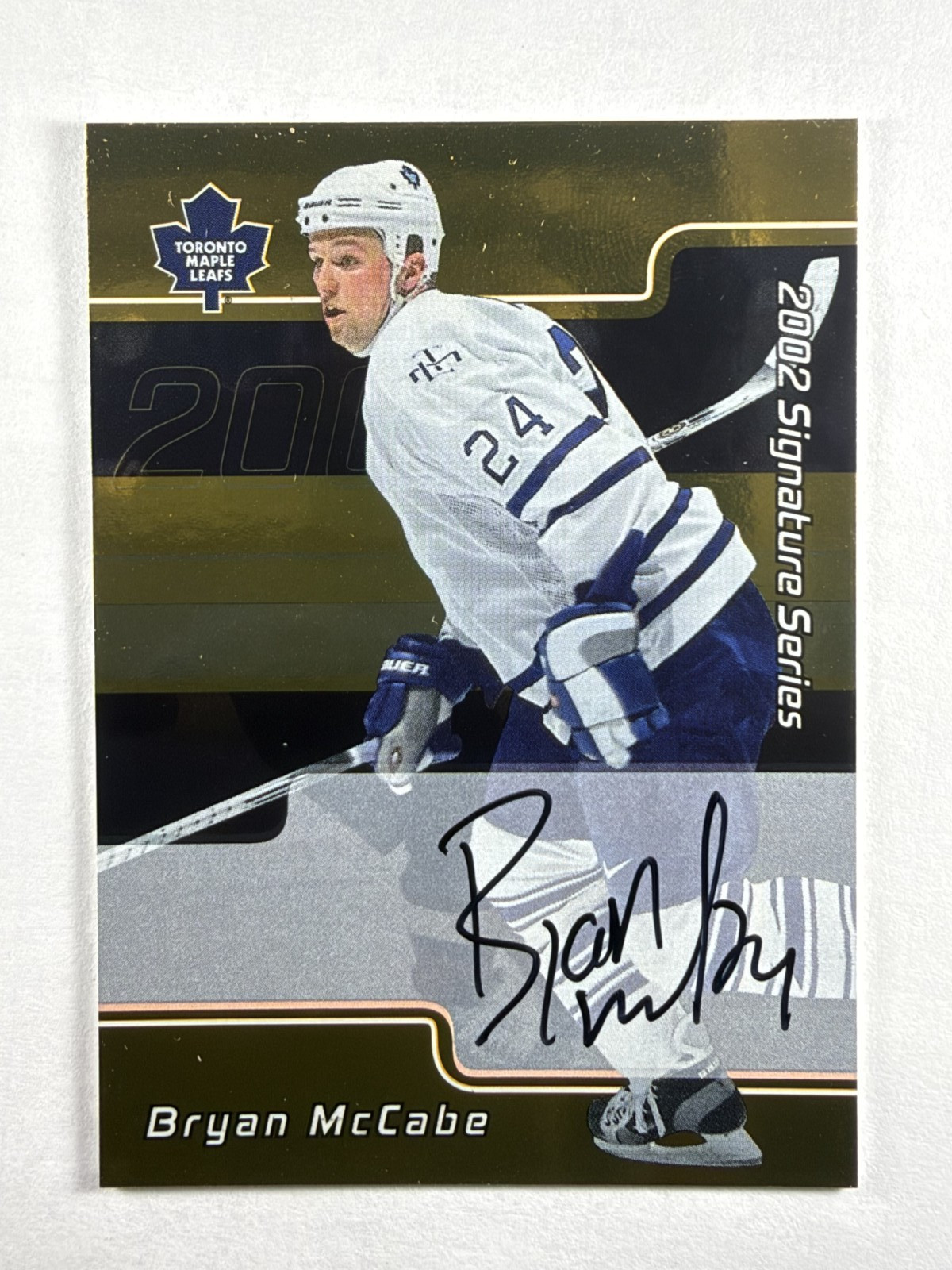 Bryan McCabe 2002-03 In the Game Be A Player Auto Buybacks 146 Gold Bryan McCabe 2002-03 In the Game Be A Player Auto Buybacks 146 Gold