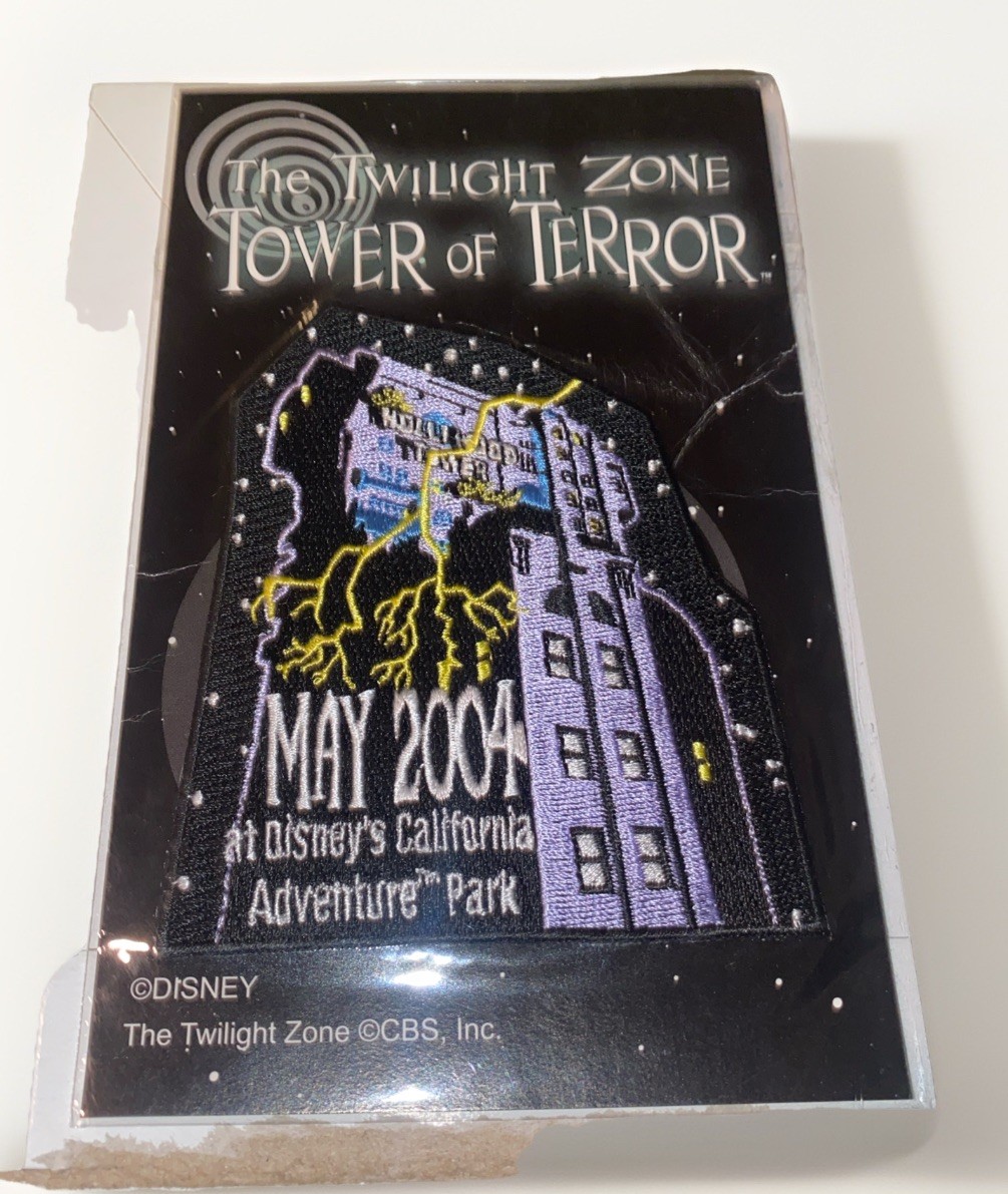 THE TWILIGHT ZONE TOWER OF TERROR OPENING DAY PATCH - RARE - SEALED THE TWILIGHT ZONE TOWER OF TERROR OPENING DAY PATCH - RARE - SEALED