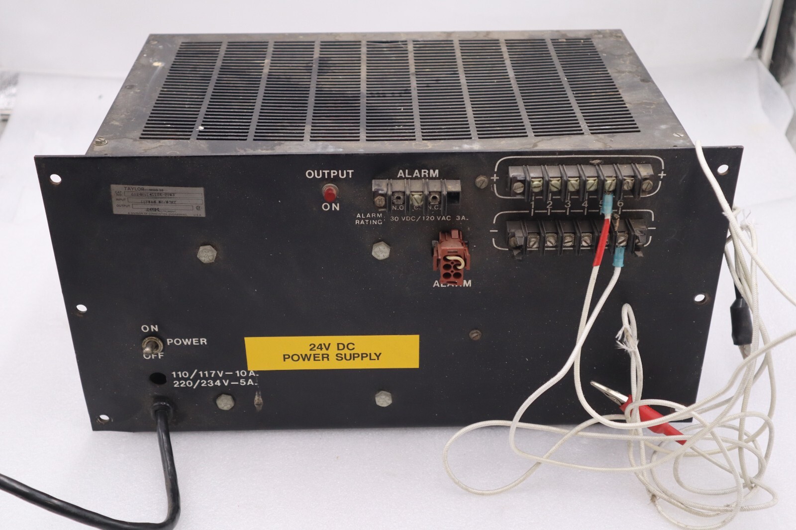 TAYLOR INSTRUMENT MOD 30 6024NSI4II0A-2963 POWER SUPPLY STOCK #3468-A