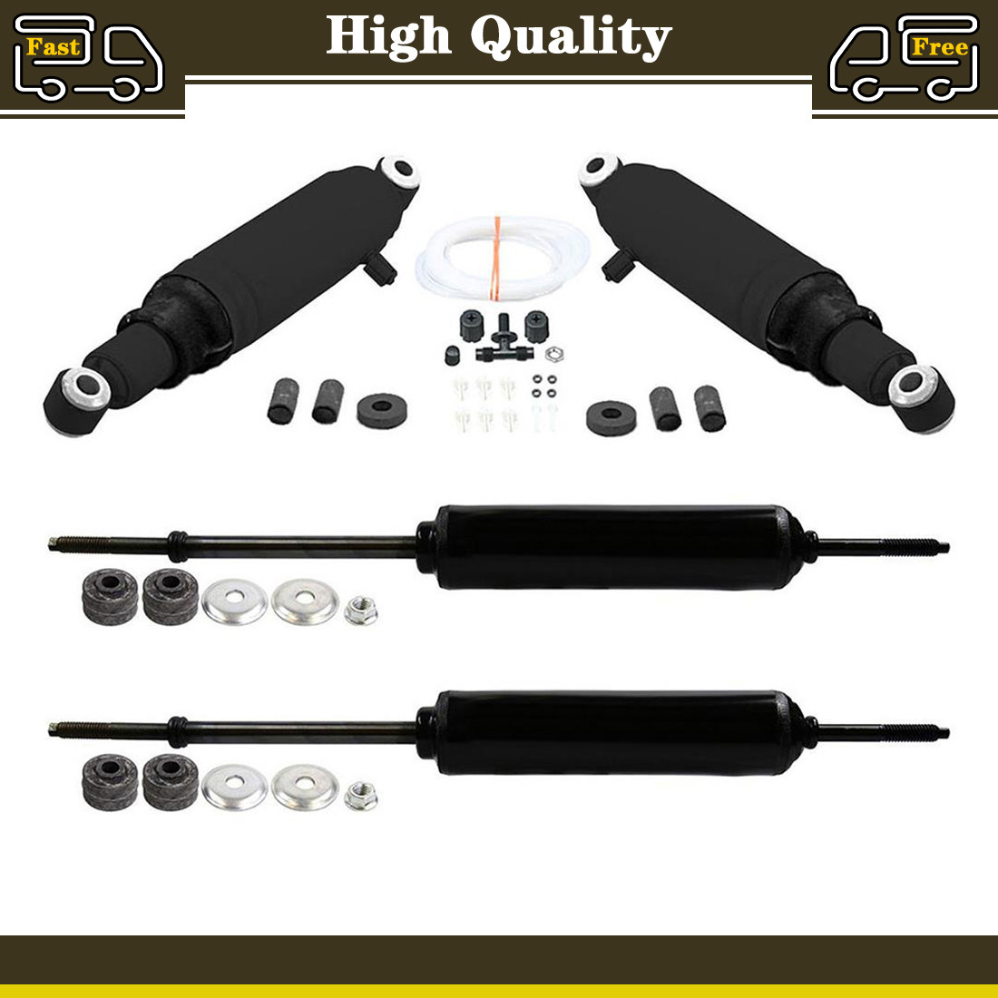 Monroe Front Rear Pairs Shock Absorber 4pcs fits 1949-1951 Ford Custom T047