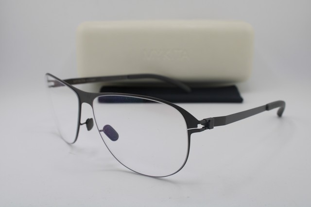 NEW MYKITA NO. 1 LUCIEN COL 012 BLACK GUNMETAL AUTHENTIC EYEGLASSES 57-22 NEW MYKITA NO. 1 LUCIEN COL 012 BLACK GUNMETAL AUTHENTIC EYEGLASSES 57-22