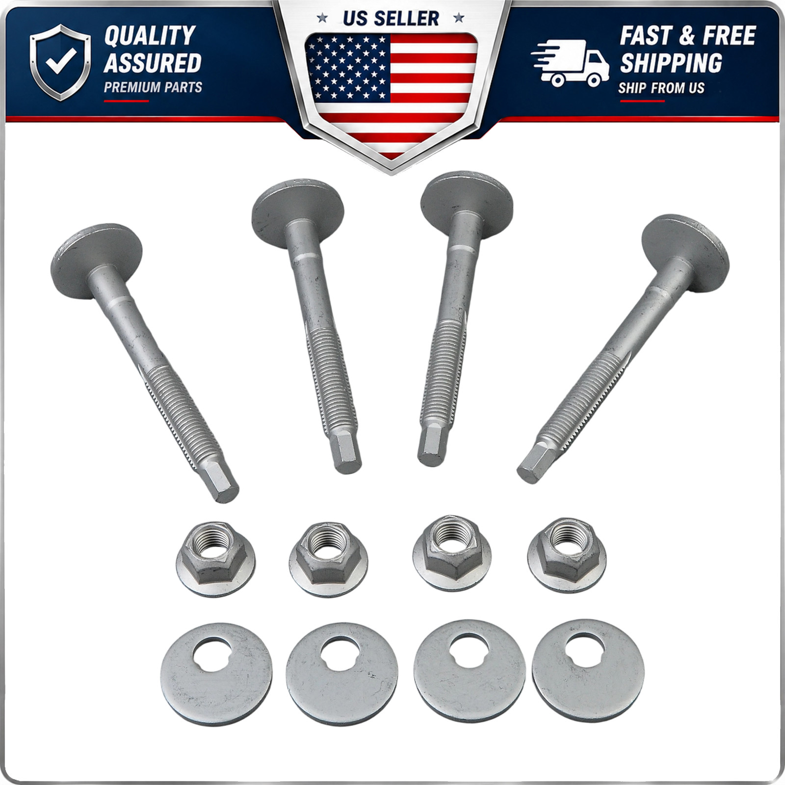 4PCS Control Arm Bolts RDI000034 For 2005-2016 Land Rover LR3 LR4 RR Sport