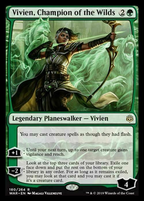 Vivien, Champion of the Wilds ~ War of the Spark [ EX ] [ Magic MTG ]