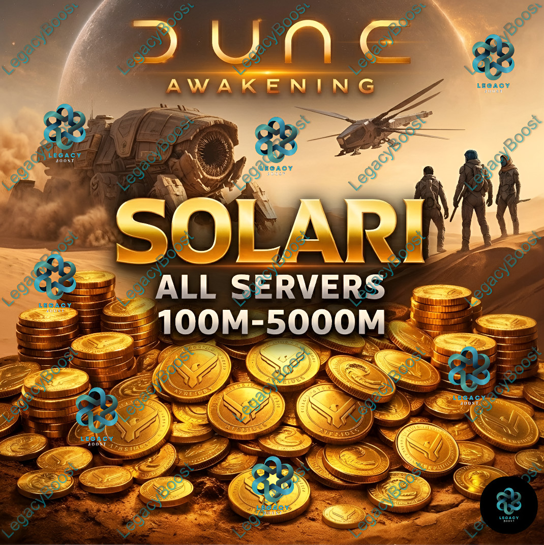 ⭐Dune Awakening⭐ SOLARIS 100M - 5000M ⭐ ANY SERVER ⭐ PC