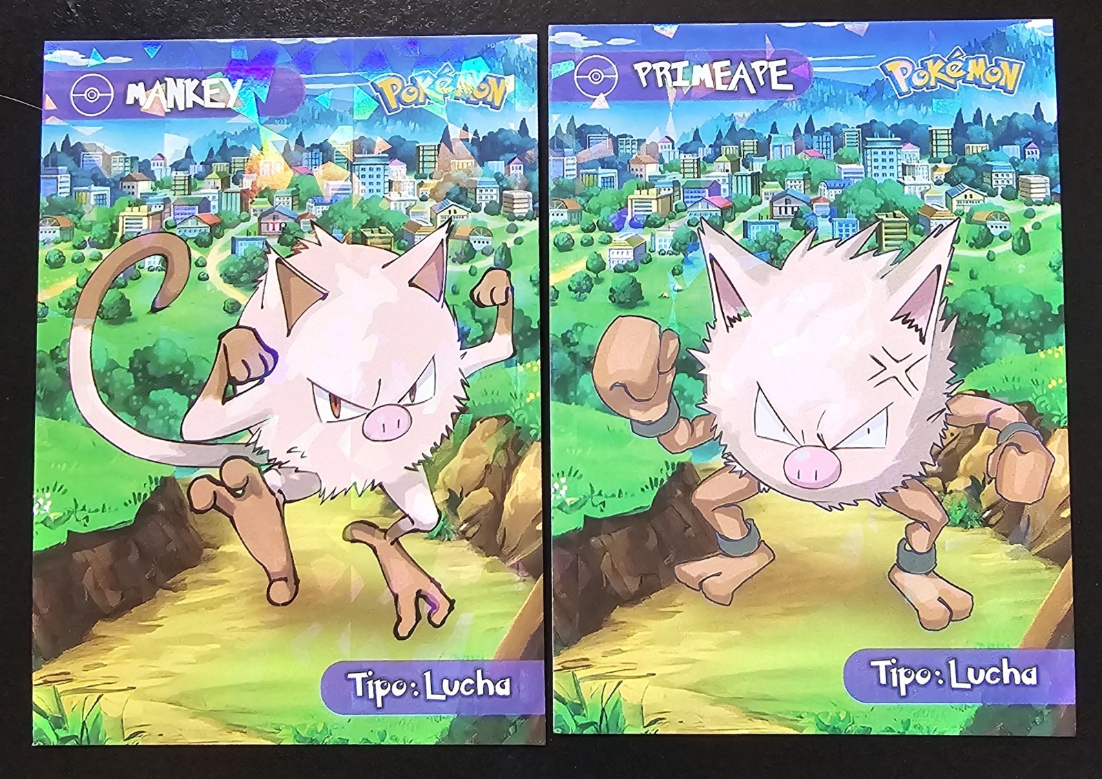 MANKEY X PRIMEAPE EVOLUTION 21 CARD LOT POKEMON KANTO