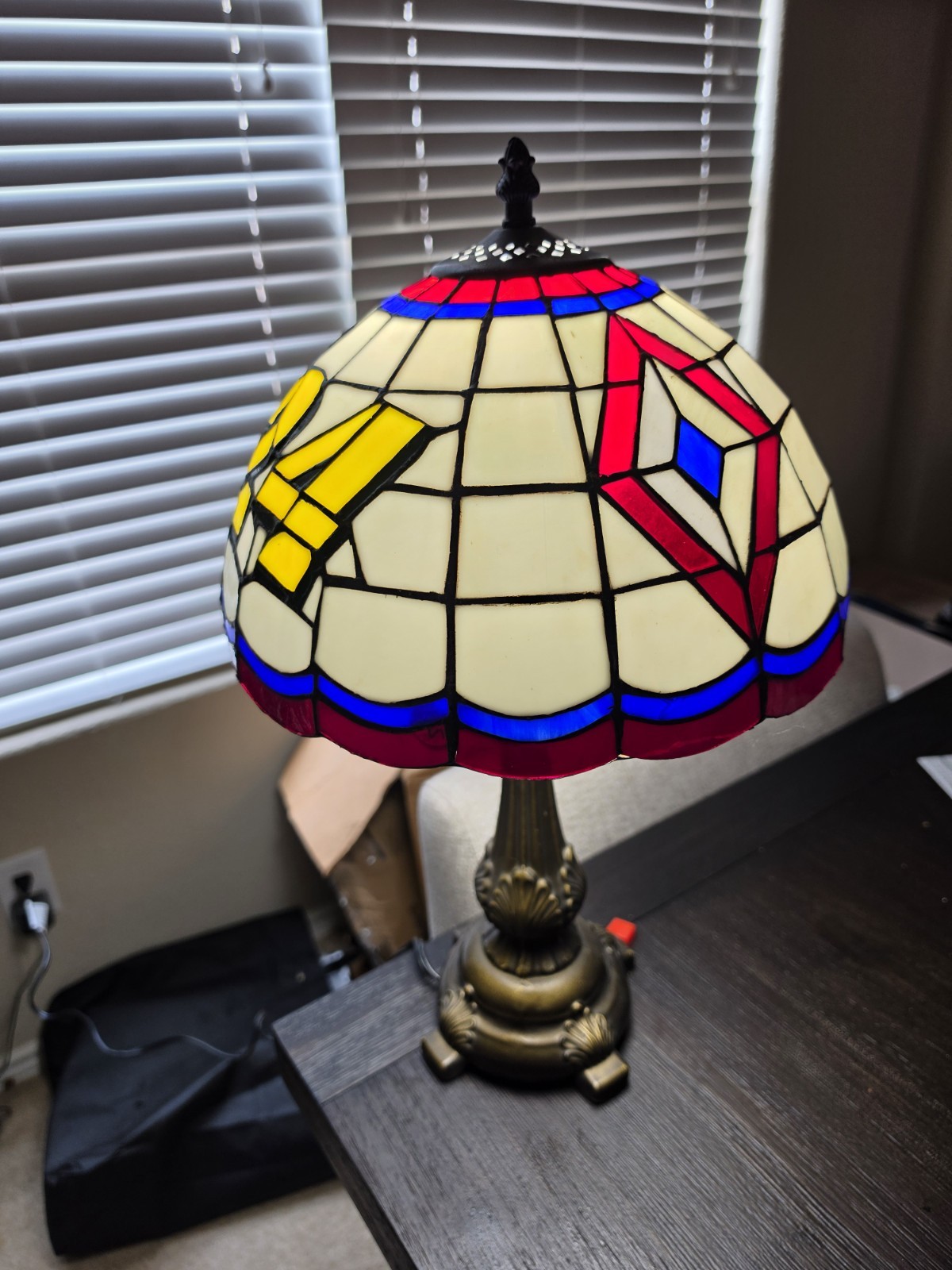 Vintage Jeff Gordon #24 Tiffany Style Lamp 2003 The Memory Company Vintage Jeff Gordon #24 Tiffany Style Lamp 2003 The Memory Company