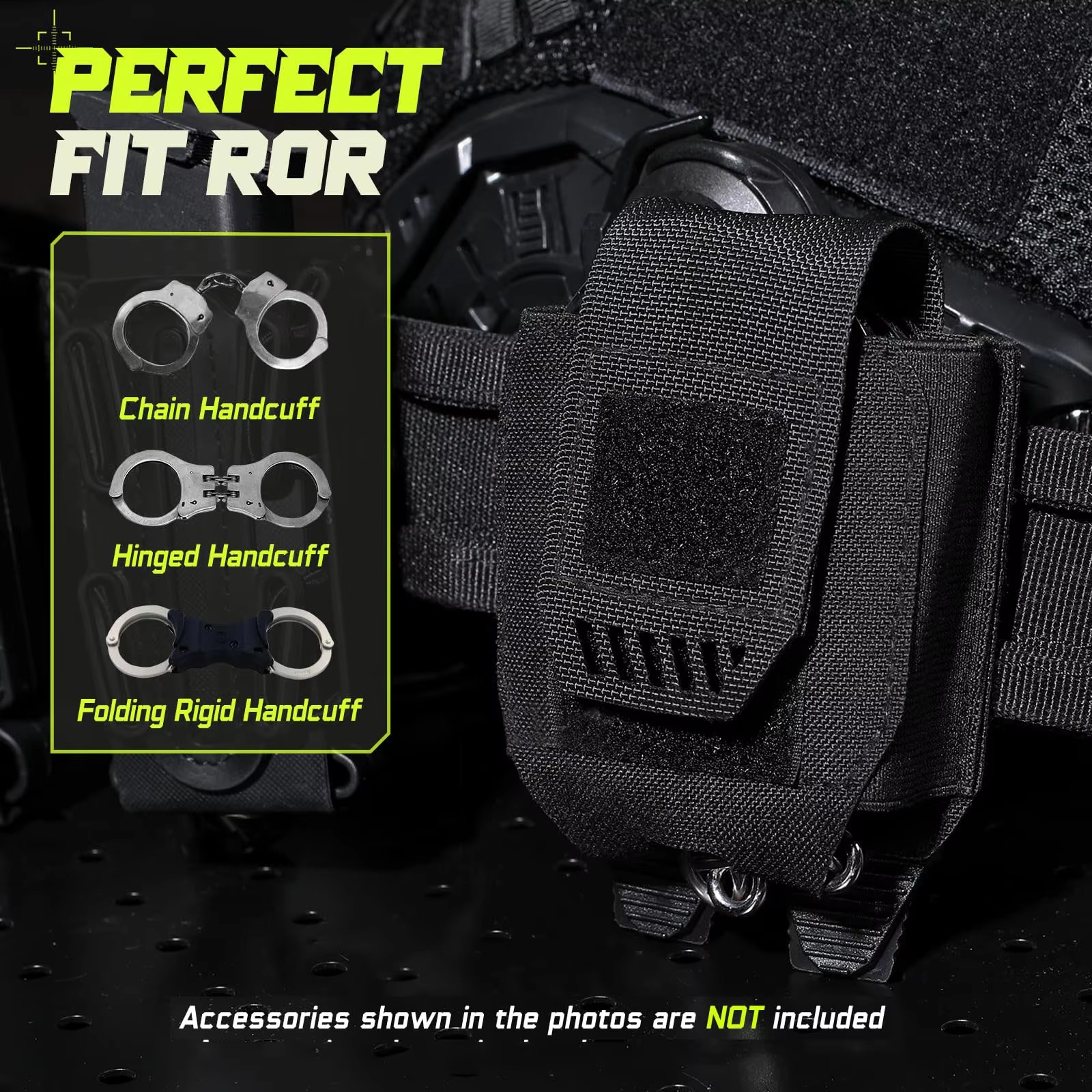 US Molle Handcuff Pouch Holder for Duty Belt Vest Law Enforcement Handcuffs Case US Molle Handcuff Pouch Holder for Duty Belt Vest Law Enforcement Handcuffs Case