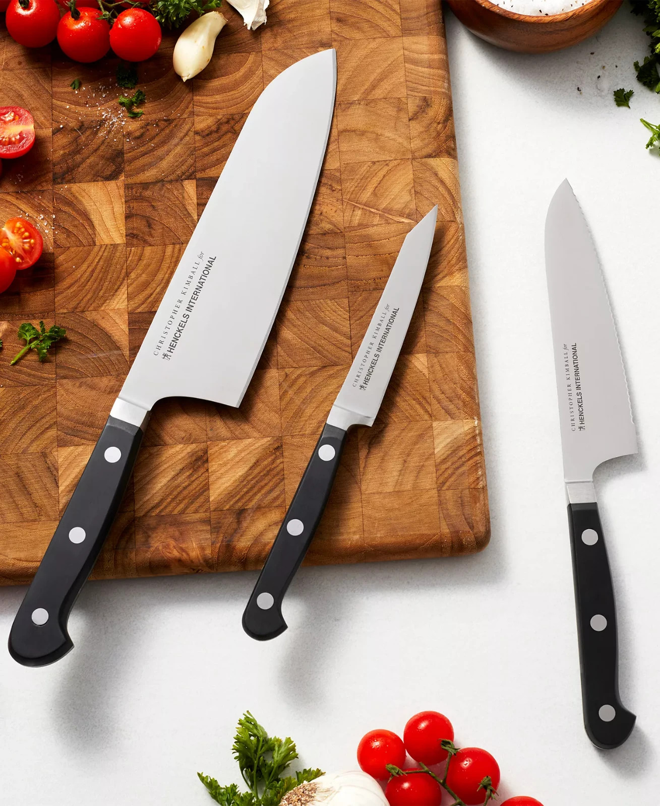 Henckels International Classic Christopher Kimball 3-Piece Knives Set - NEW