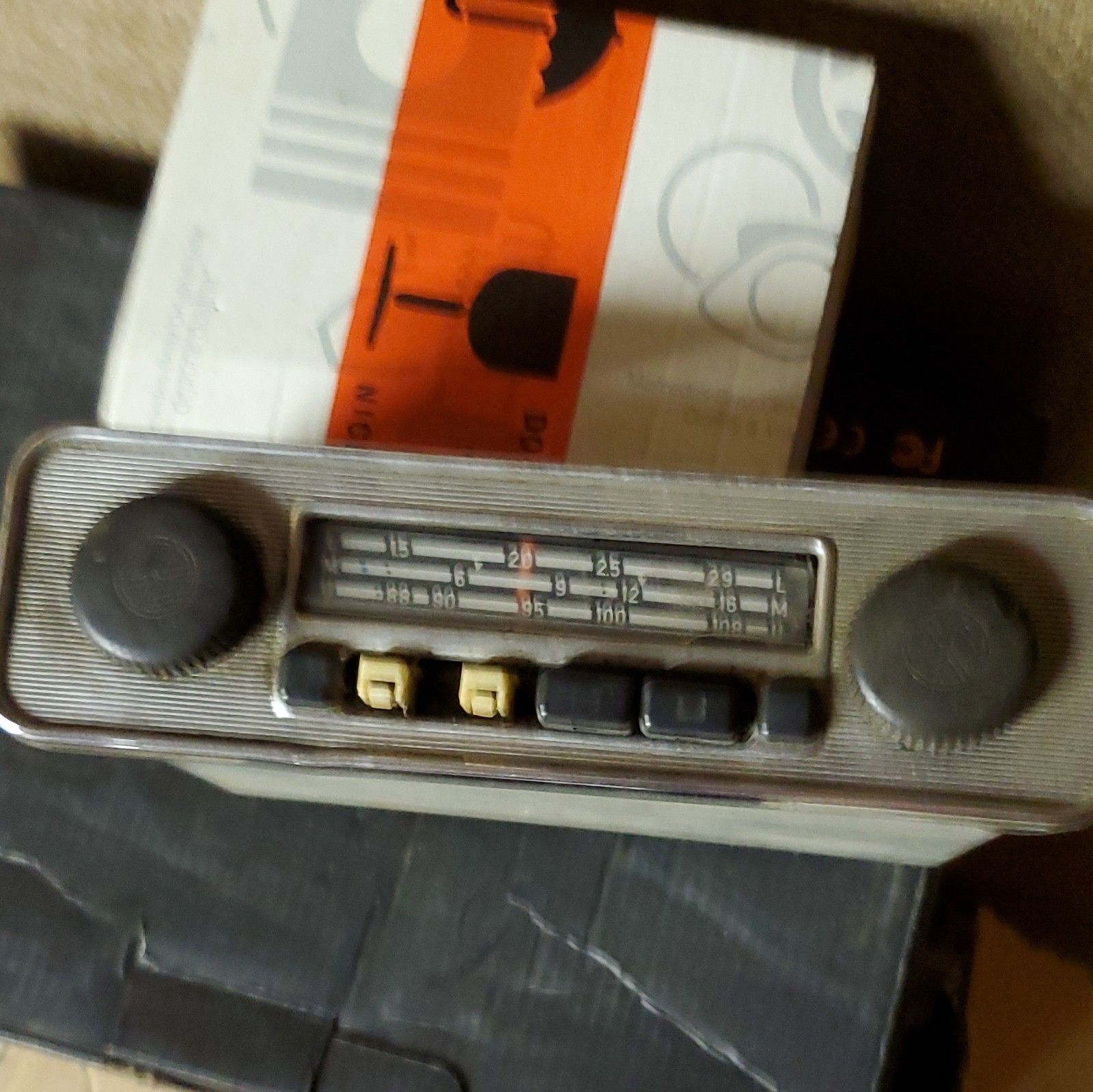 Blaupunkt Manhatten ExportSuper Radio for 1960s VW Porsche 356 Mercedes Vintage Blaupunkt Manhatten ExportSuper Radio for 1960s VW Porsche 356 Mercedes Vintage