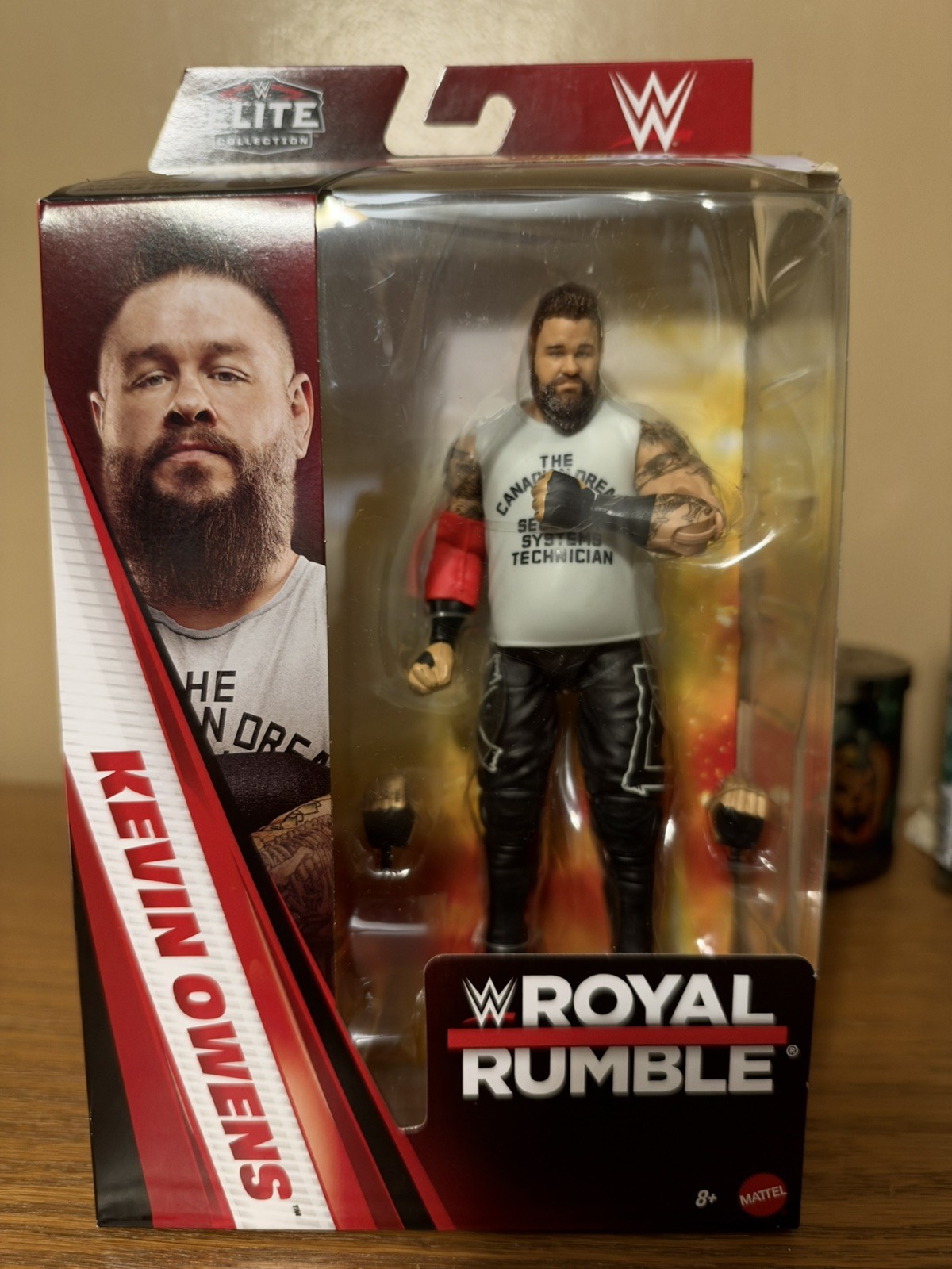 Kevin Owens WWE Elite Royal Rumble 2026 Action Figure NO BAF Pieces