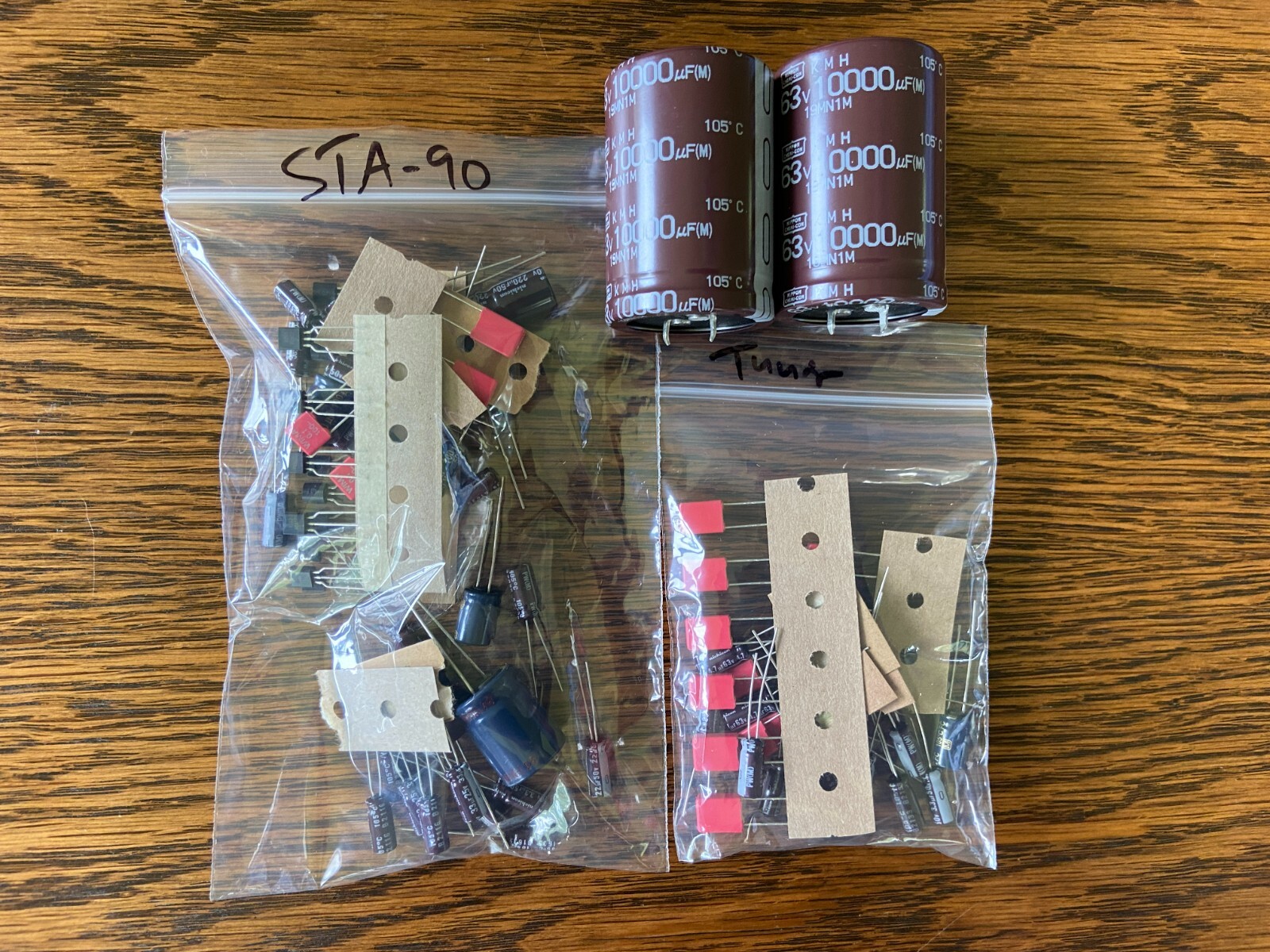 Realistic STA-90 Complete Rebuild Kit High-Quality Receiver Recap Transistors