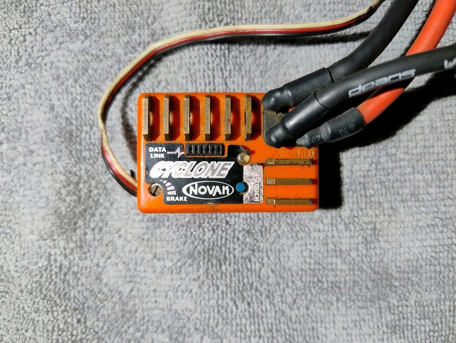 Vintage Novak Cyclone Brushed Electronic Speed Controller ESC Vintage Novak Cyclone Brushed Electronic Speed Controller ESC