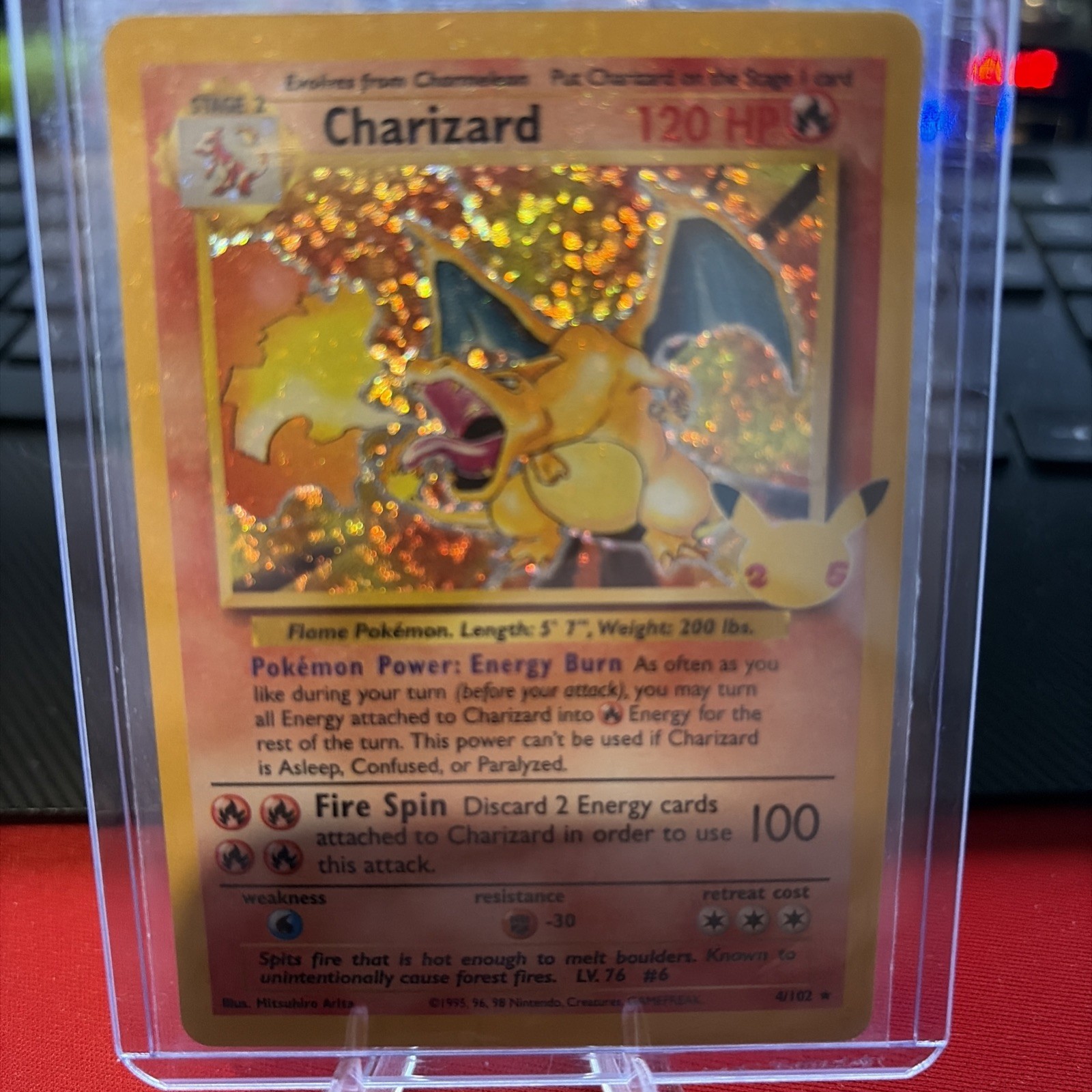 Charizard 4/102 Holo Rare Celebrations Collection Charizard 4/102 Holo Rare Celebrations Collection