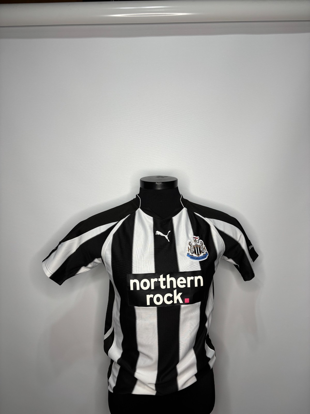 Vintage Newcastle United Futbol Soccer Jersey Northern Rock Mens Small