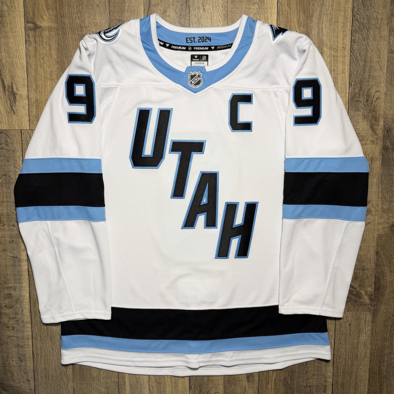 New Utah Mammoth Clayton Keller Fanatics Premium Stitched Away Jersey 54 XL $250 New Utah Mammoth Clayton Keller Fanatics Premium Stitched Away Jersey 54 XL $250