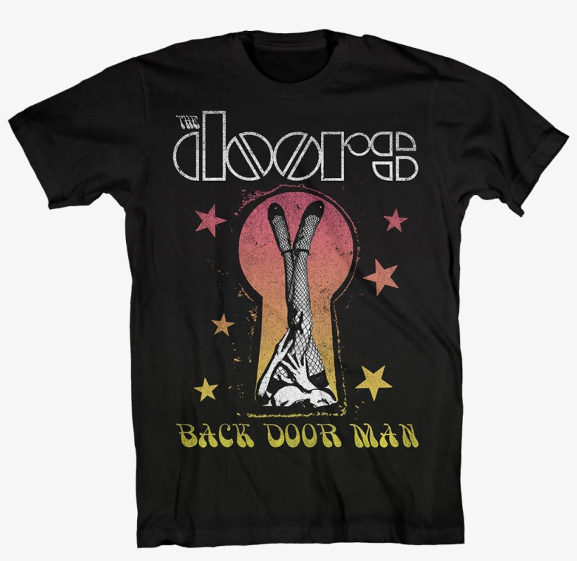 The Doors Back Door Man T Shirt The Doors Black Short Sleeve All Size S To 4XL The Doors Back Door Man T Shirt The Doors Black Short Sleeve All Size S To 4XL