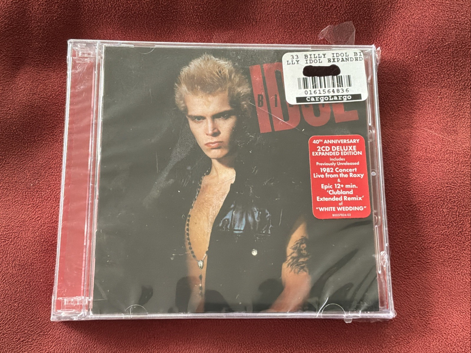 BILLY IDOL Billy Idol Live From The Roxy 2 CD Set NEW/SEALED **Cracks In Case** BILLY IDOL Billy Idol Live From The Roxy 2 CD Set NEW/SEALED **Cracks In Case**
