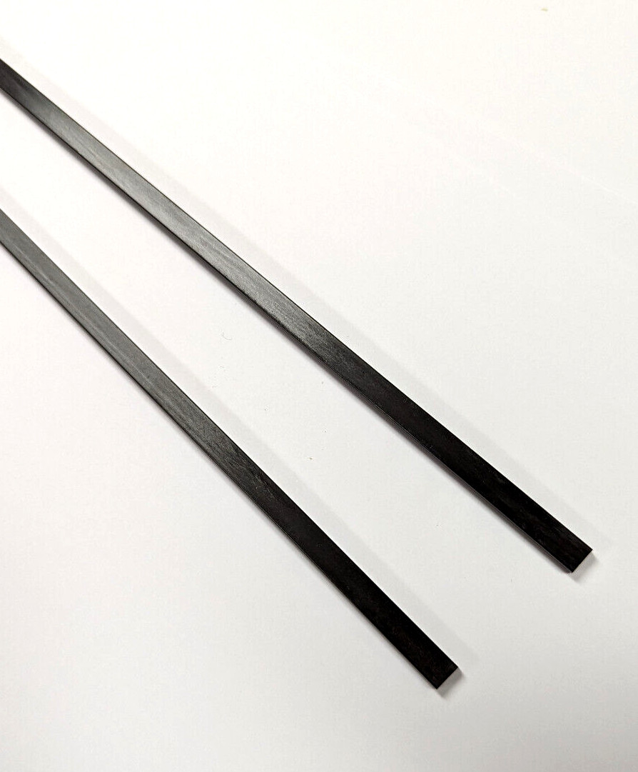 2 pack Carbon Fiber Guitar Truss Rod 23.6 inches, 4 x 7 x 600mm,  SHIPS FROM USA