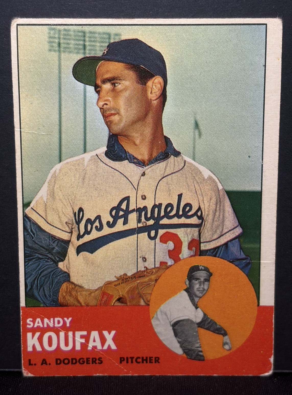 1963 Sandy Koufax Topps Card #210