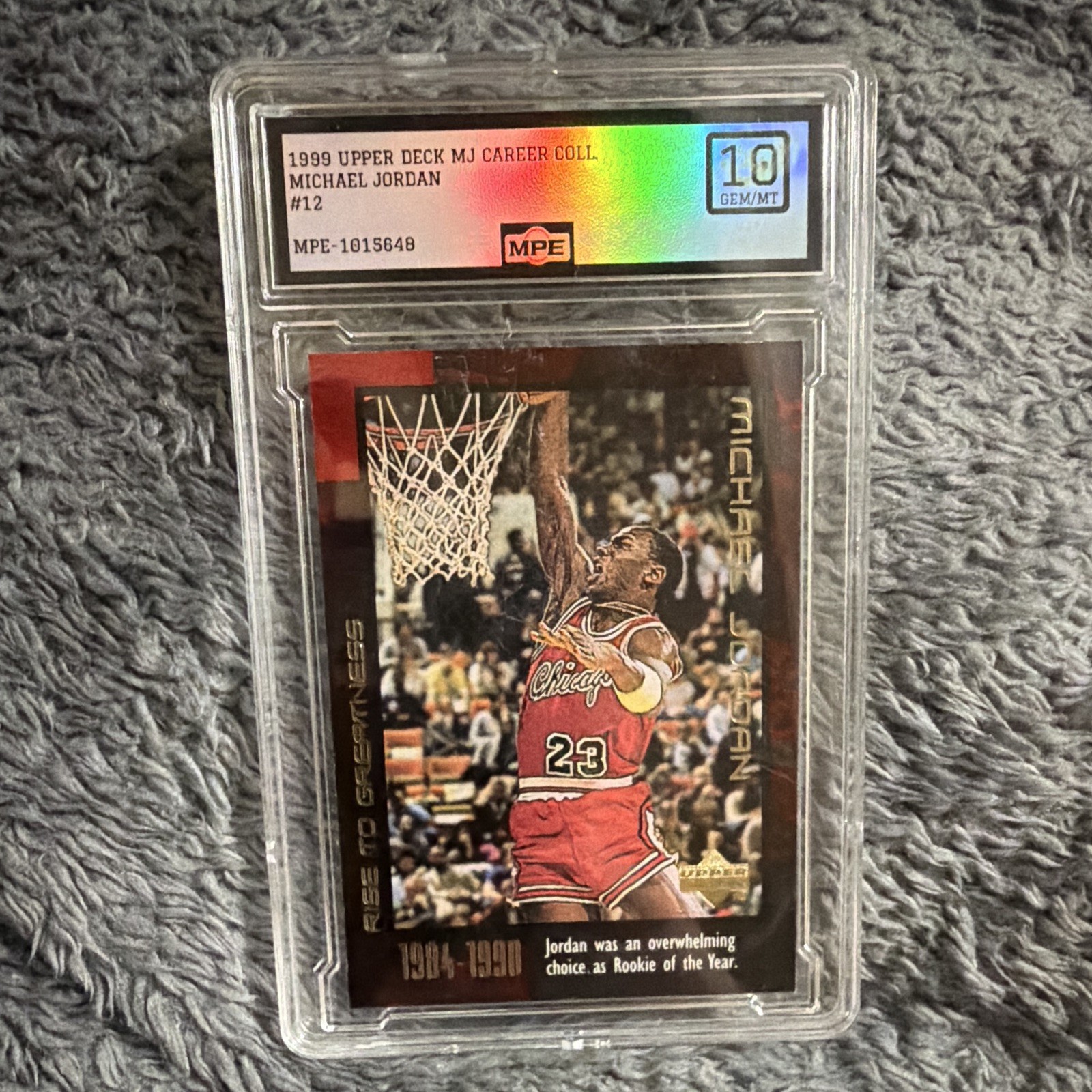 1999 Upper Deck Michael Jordan Career - Michael Jordan #12