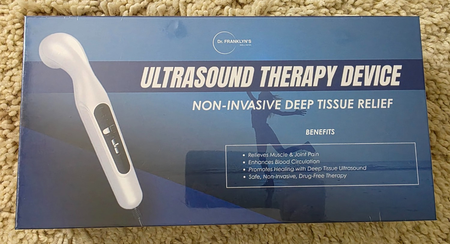 ULTRASOUND THERAPY DEVICE NON-INVASIVE DEEP TISSUE RELIEF-NEW IN BOX ULTRASOUND THERAPY DEVICE NON-INVASIVE DEEP TISSUE RELIEF-NEW IN BOX