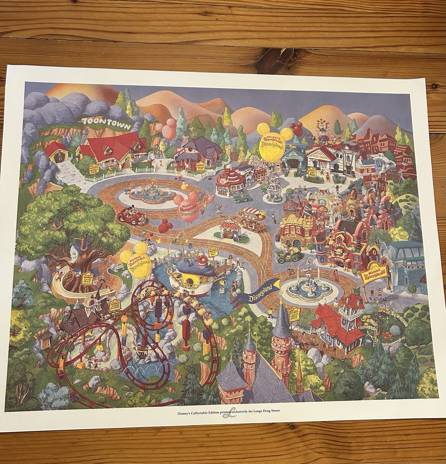 Charles Boyer 1989 Toontown Lithograph Poster 20x25