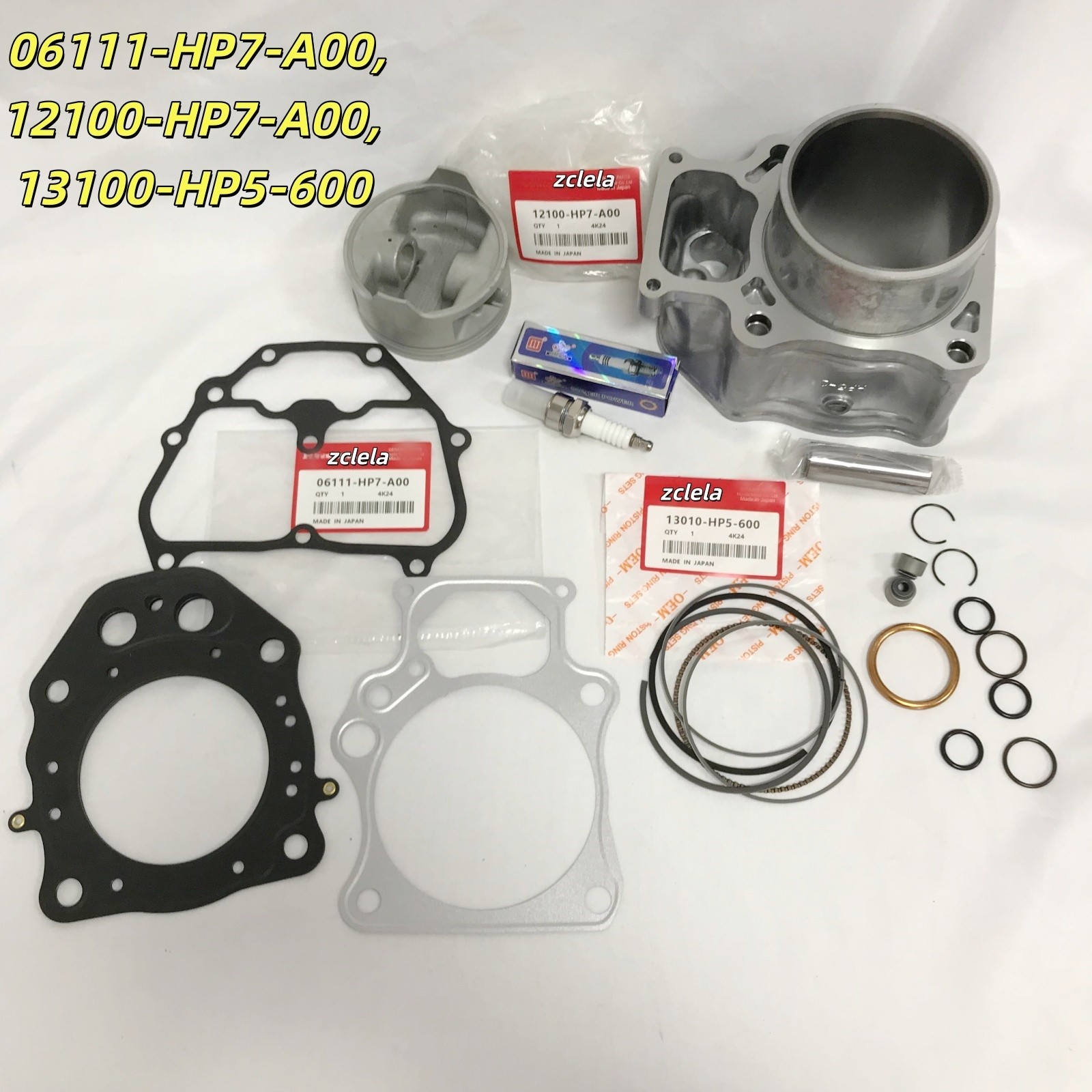 NEW OEM TOP END KIT W/ CYLINDER 12100-HP7-A00 FOR HONDA TRX420 RANCHER 2009-2024
