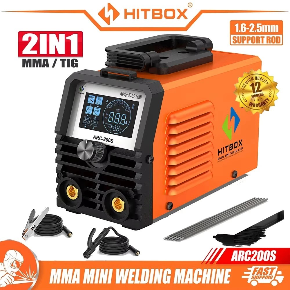 HITBOX ARC200S ProMini – 2-in-1 Smart Inverter Welder” ⚡🔥