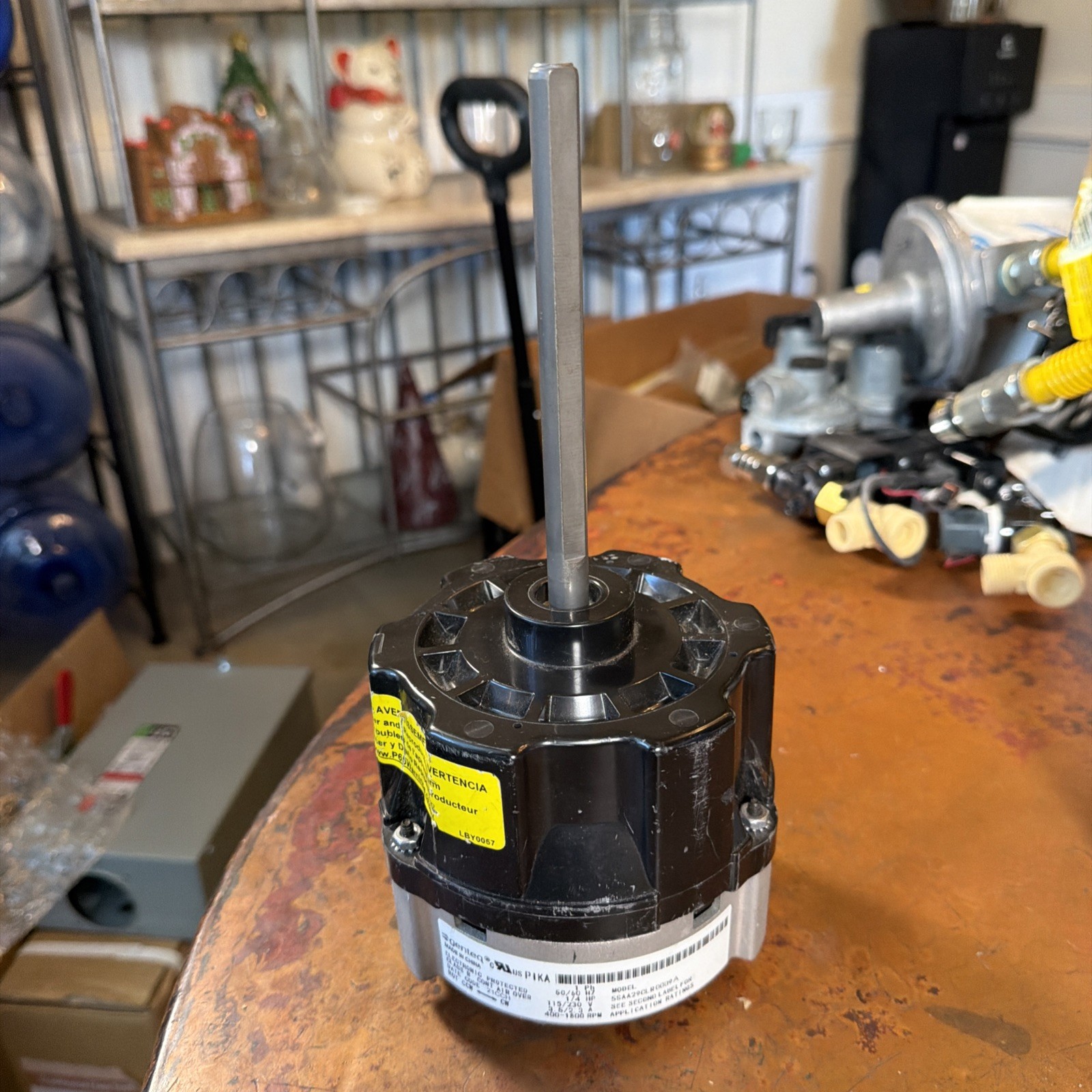 Genteq PIKA JT05 1/4HP ECM Fan Motor 400-1800 RPM, 115/230VAC,