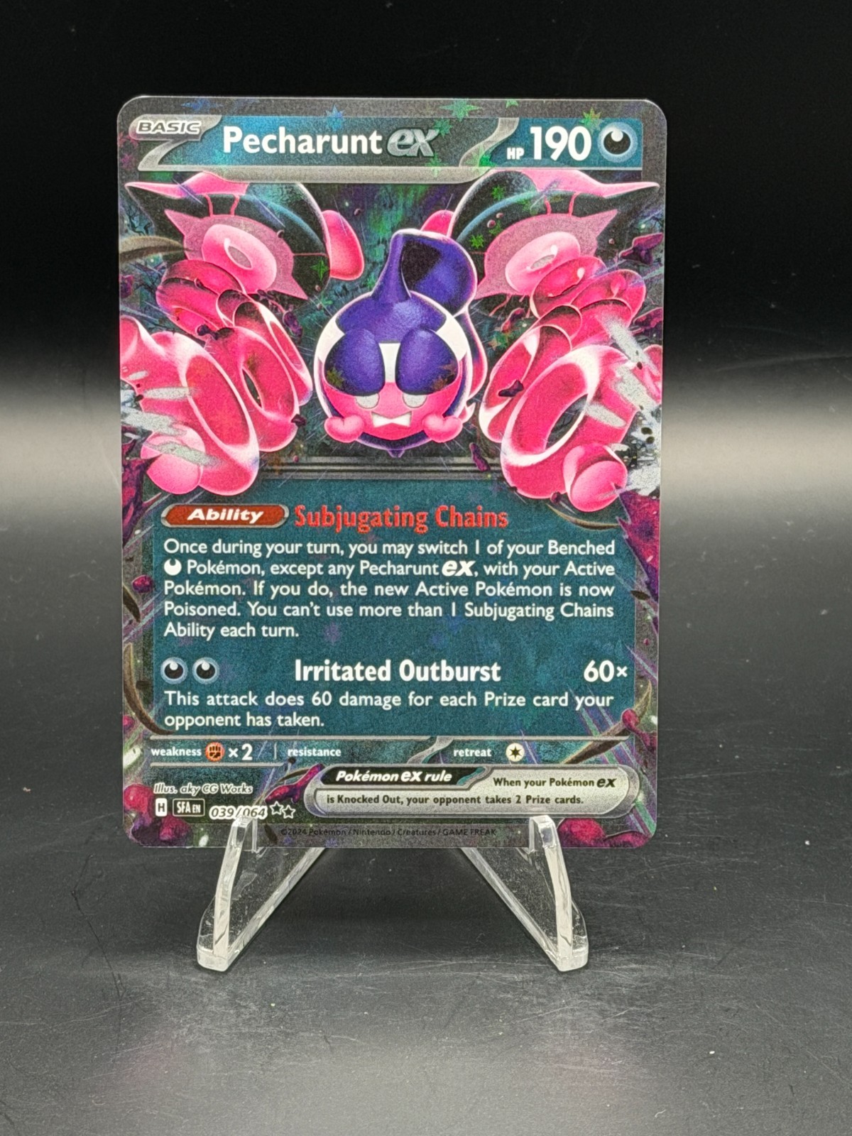 Pecharunt ex - Double Rare SV: Shrouded Fable 039/064 NM