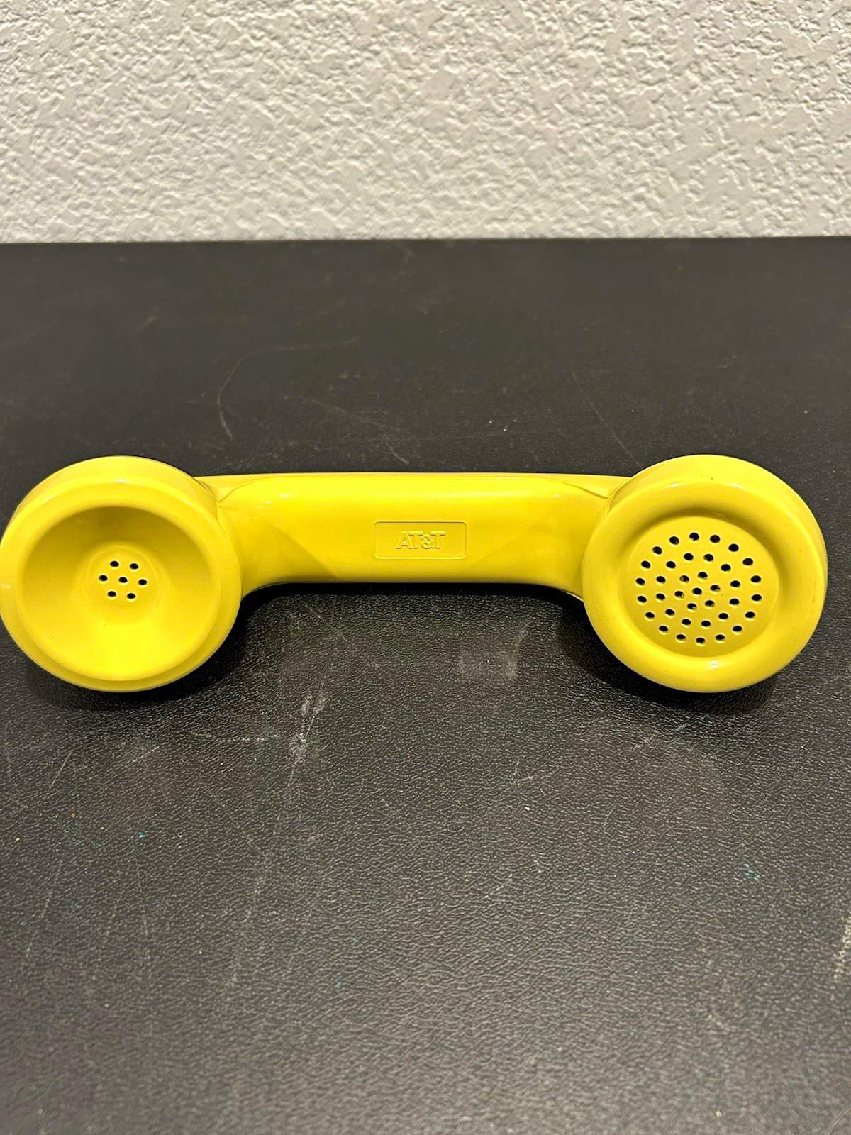 AT&T Yellow Corded Telephone Handset Receiver Replacement, Excellent Condition