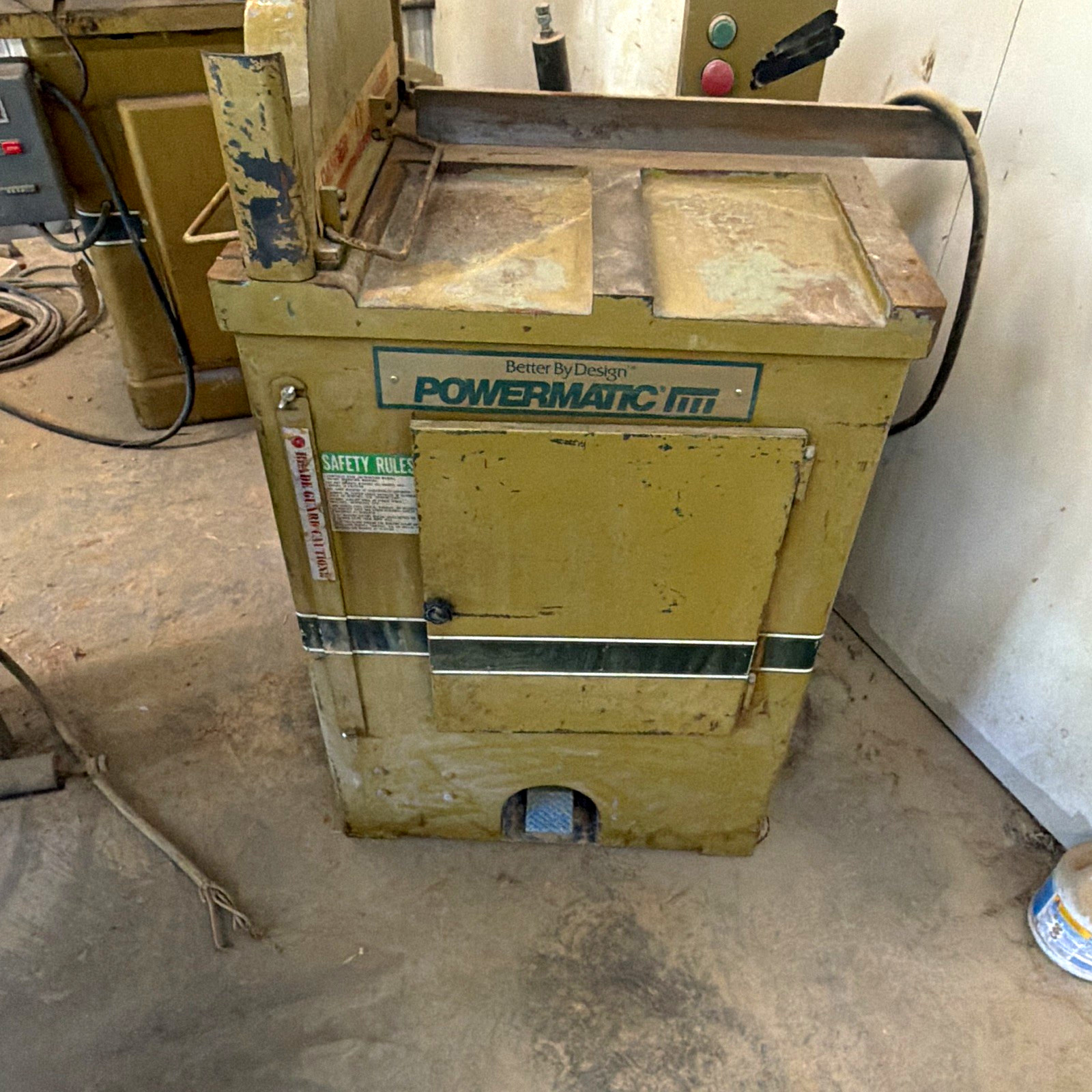 Powermatic CS-10 upcut cutoff saw Pneumatic. 3 phase Powermatic CS-10 upcut cutoff saw Pneumatic. 3 phase