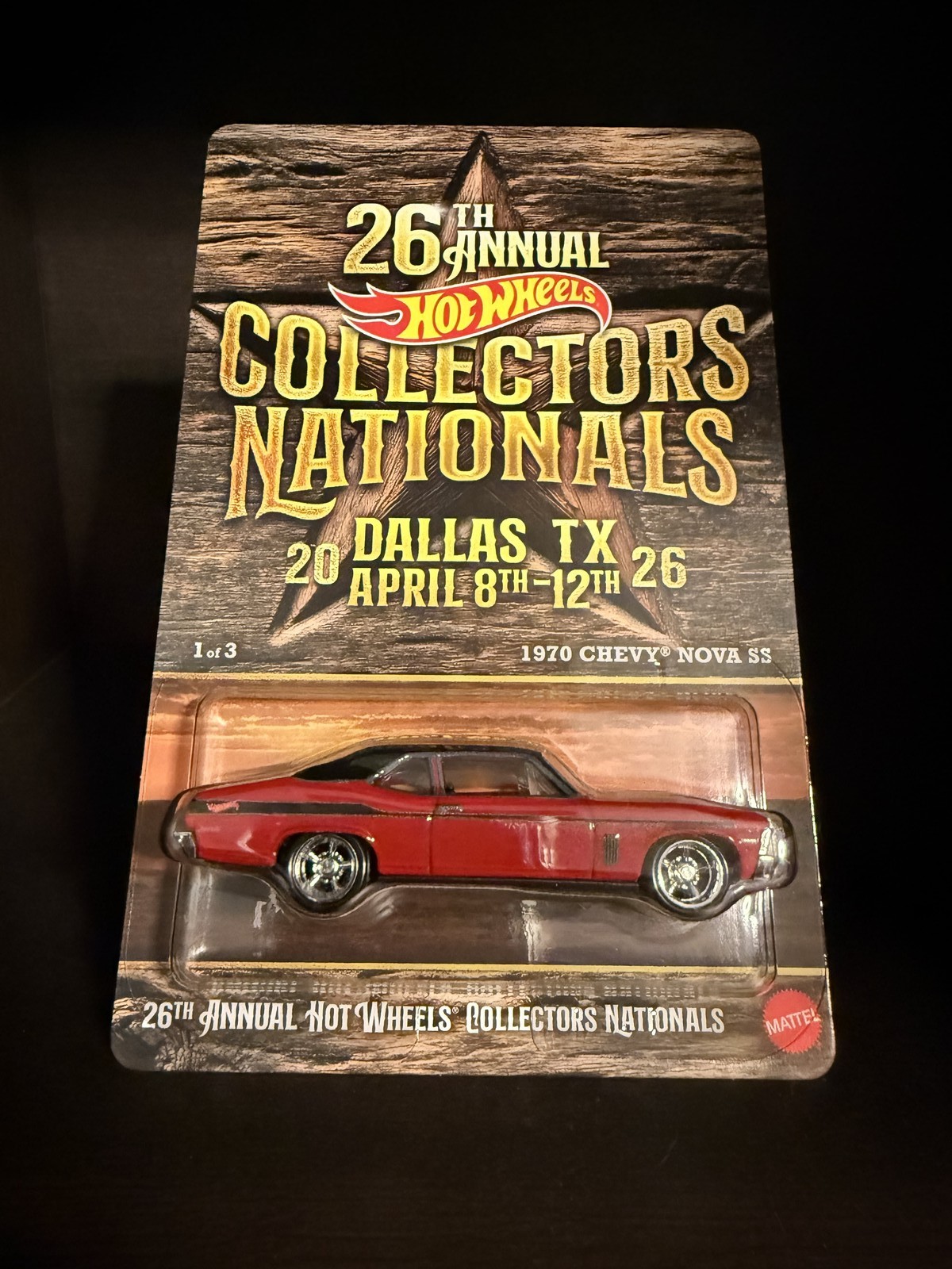Hot Wheels 26th Nationals 1970 Chevy Nova SS #774 Hot Wheels 26th Nationals 1970 Chevy Nova SS #774