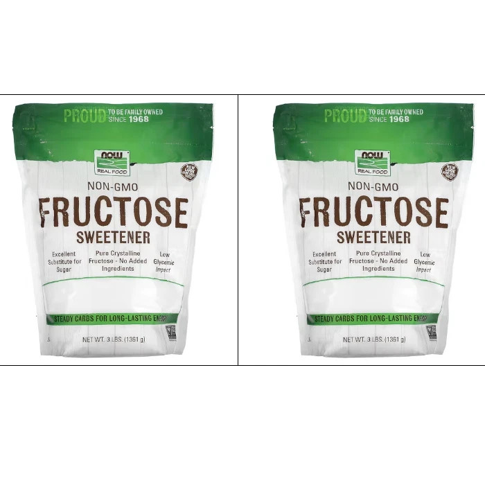 Now Fructose - Sweetener 3 lbs (Pack of 2)