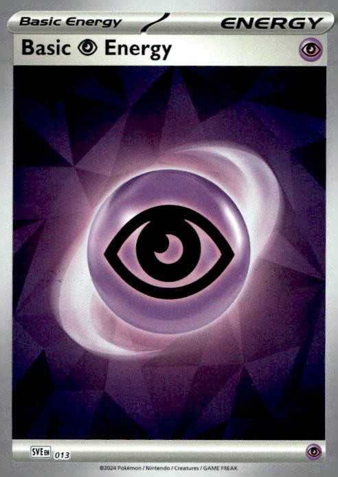 Basic Psychic Energy - 013 13 SVE Scarlet & Violet Energies Holo C NM English