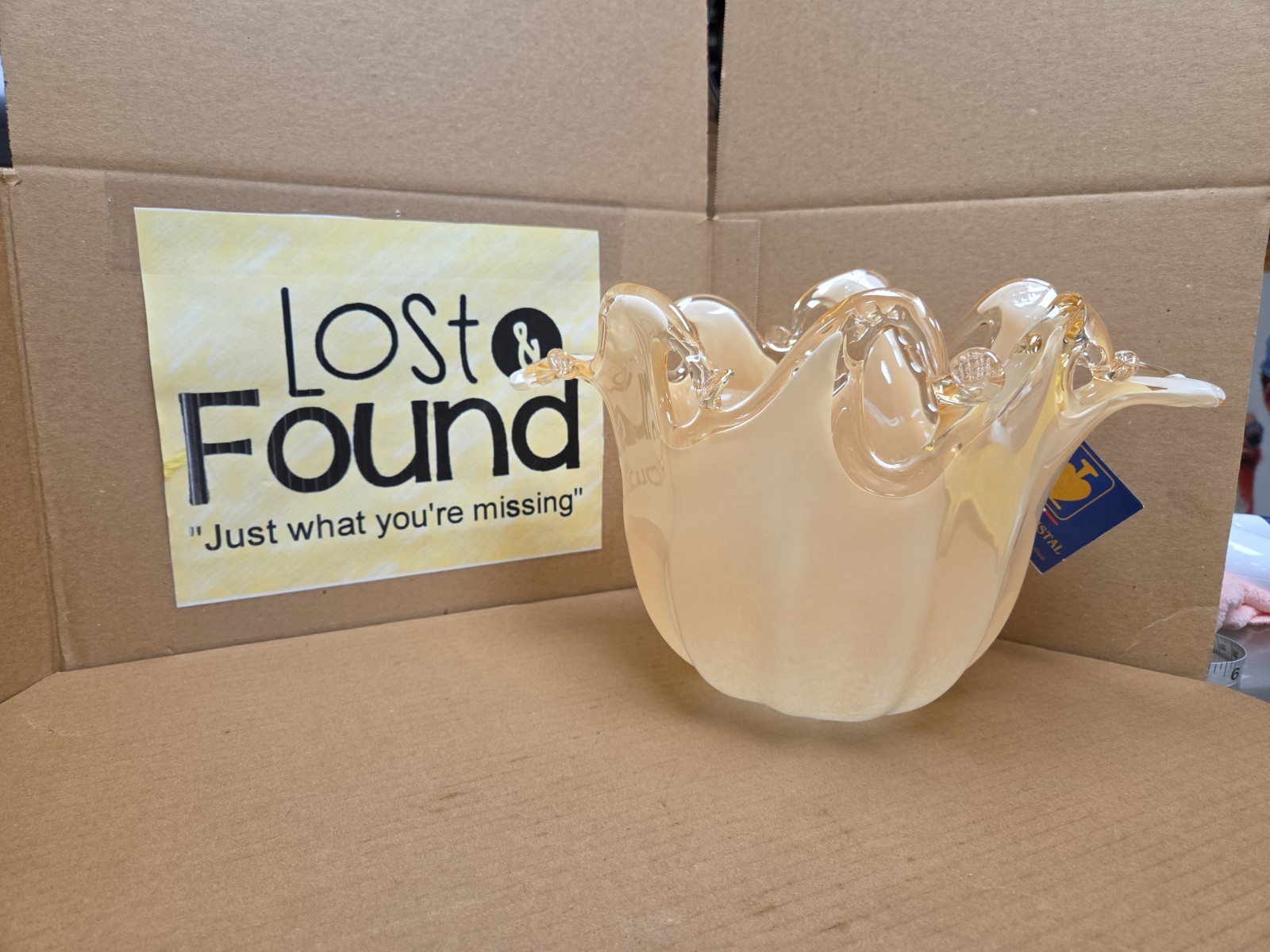 Italian Murano Style Art Glass Gold Luster 12\